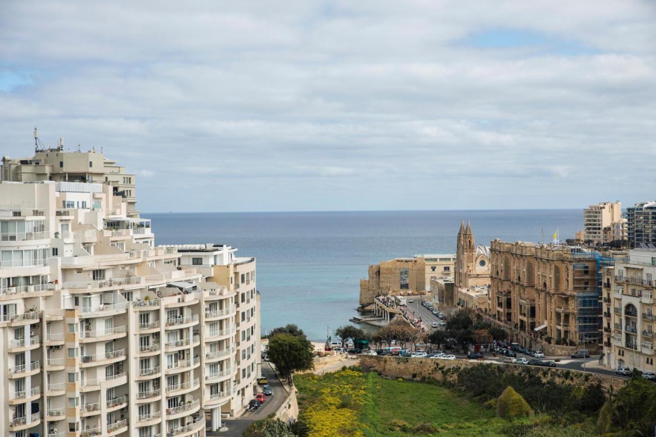 Saint Julian's Sea View Apartment 2 Bedrooms 2 Bathrooms, 2 Minutes Away From The Sea מראה חיצוני תמונה